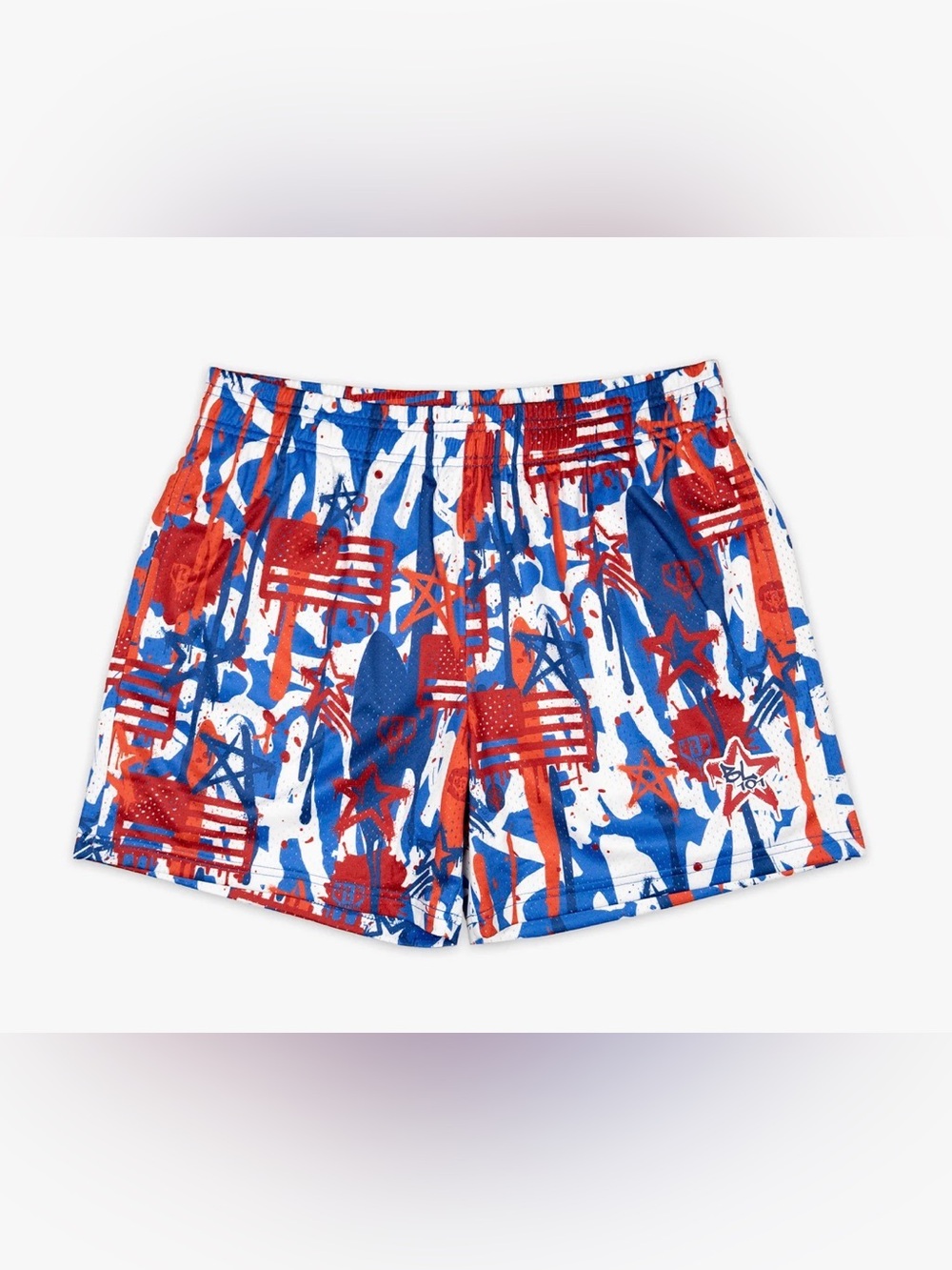 Men's Baseball Lifestyle 101 Graffiti Stars Shorts